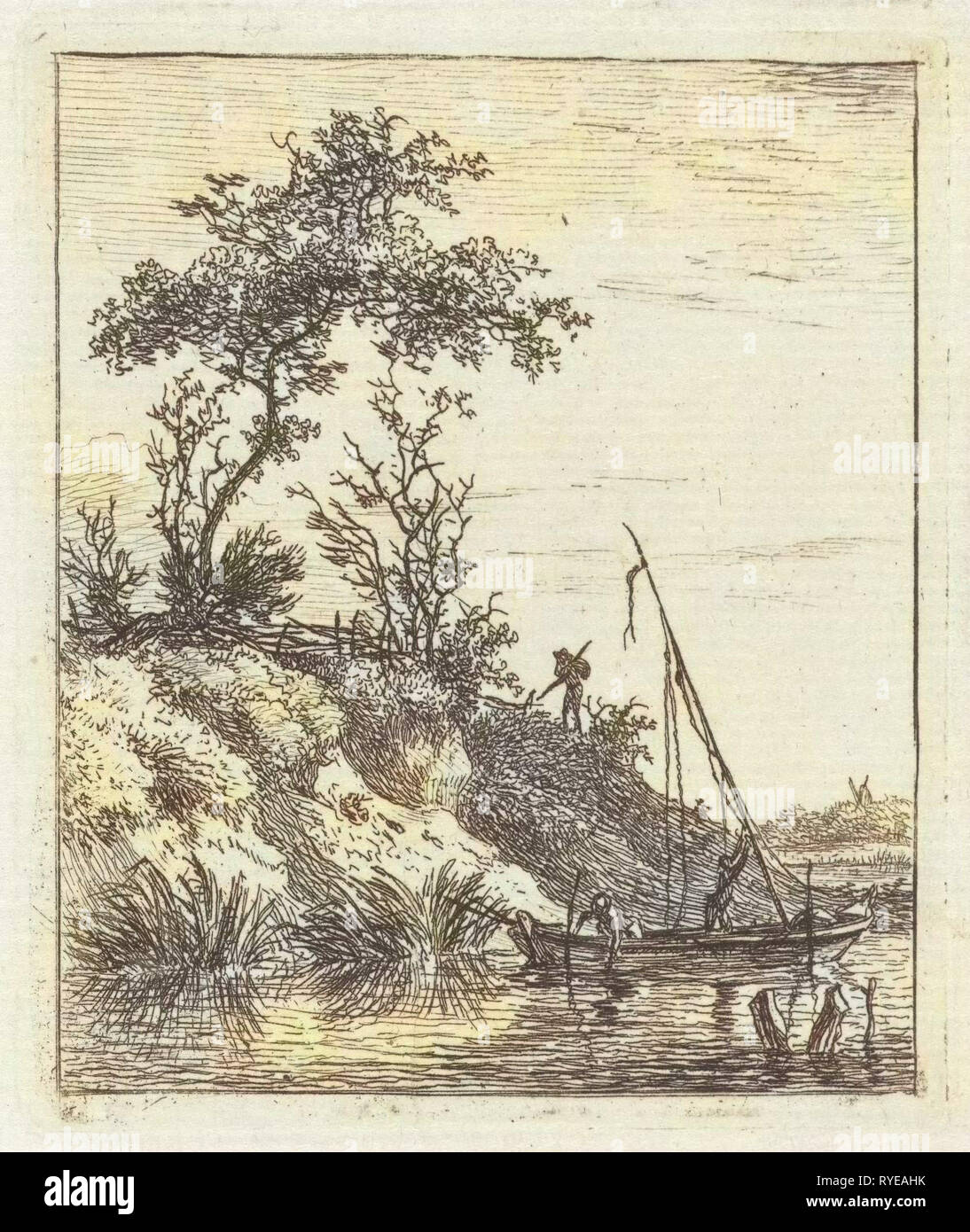 Mettere il montante, Hermanus Fock, 1781 - 1822 Foto Stock