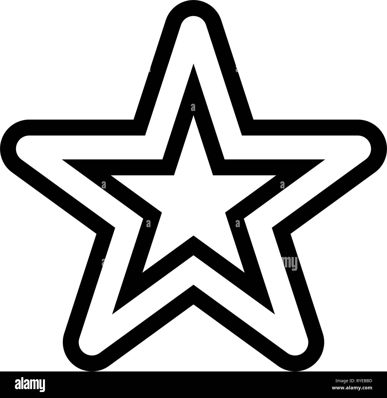 Stella arrotondata immagini e fotografie stock ad alta risoluzione - Alamy