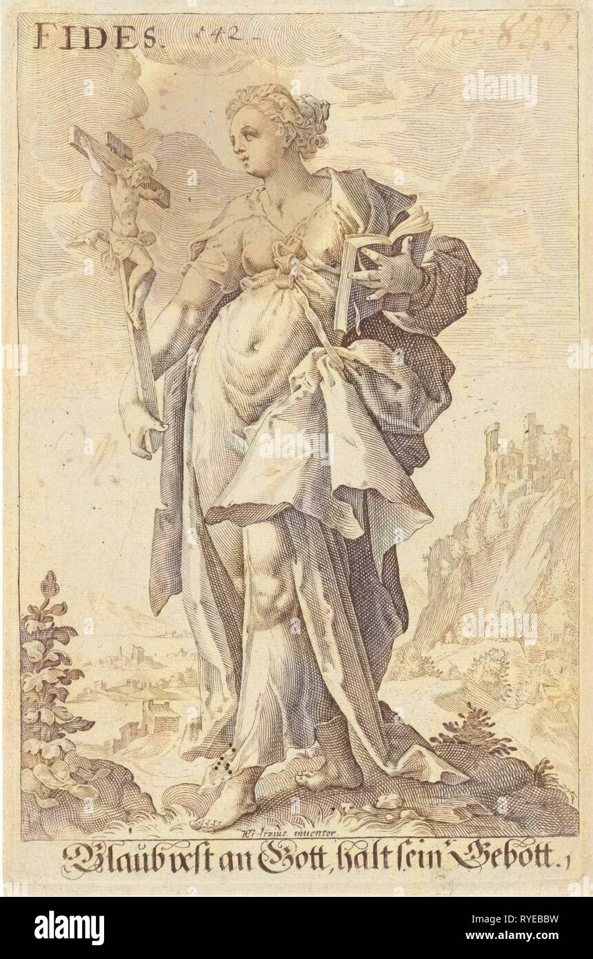 La fede (Fides), anonimo, 1587 - 1637 Foto Stock