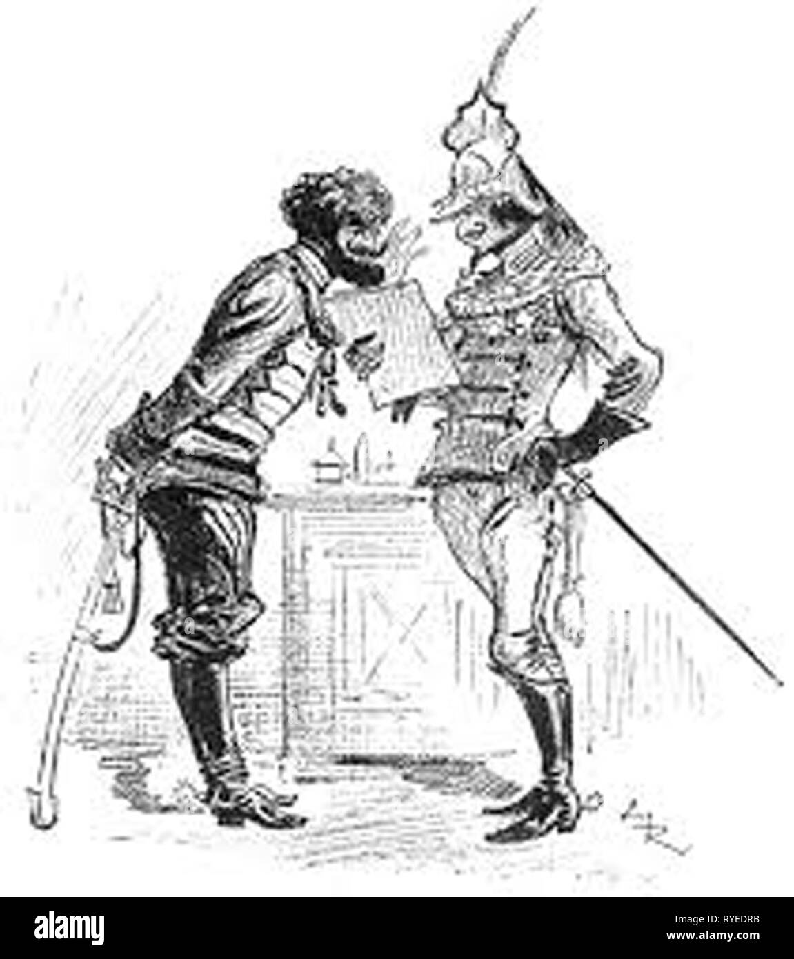 Vintage invenzioni di fantasia illustrazione Foto Stock