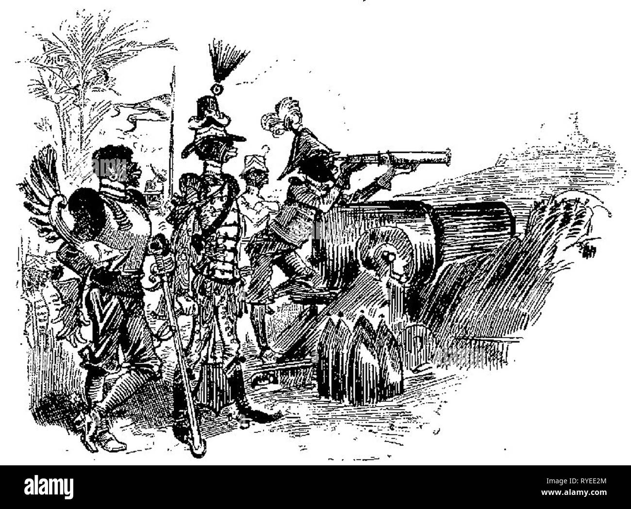 Vintage invenzioni di fantasia illustrazione Foto Stock