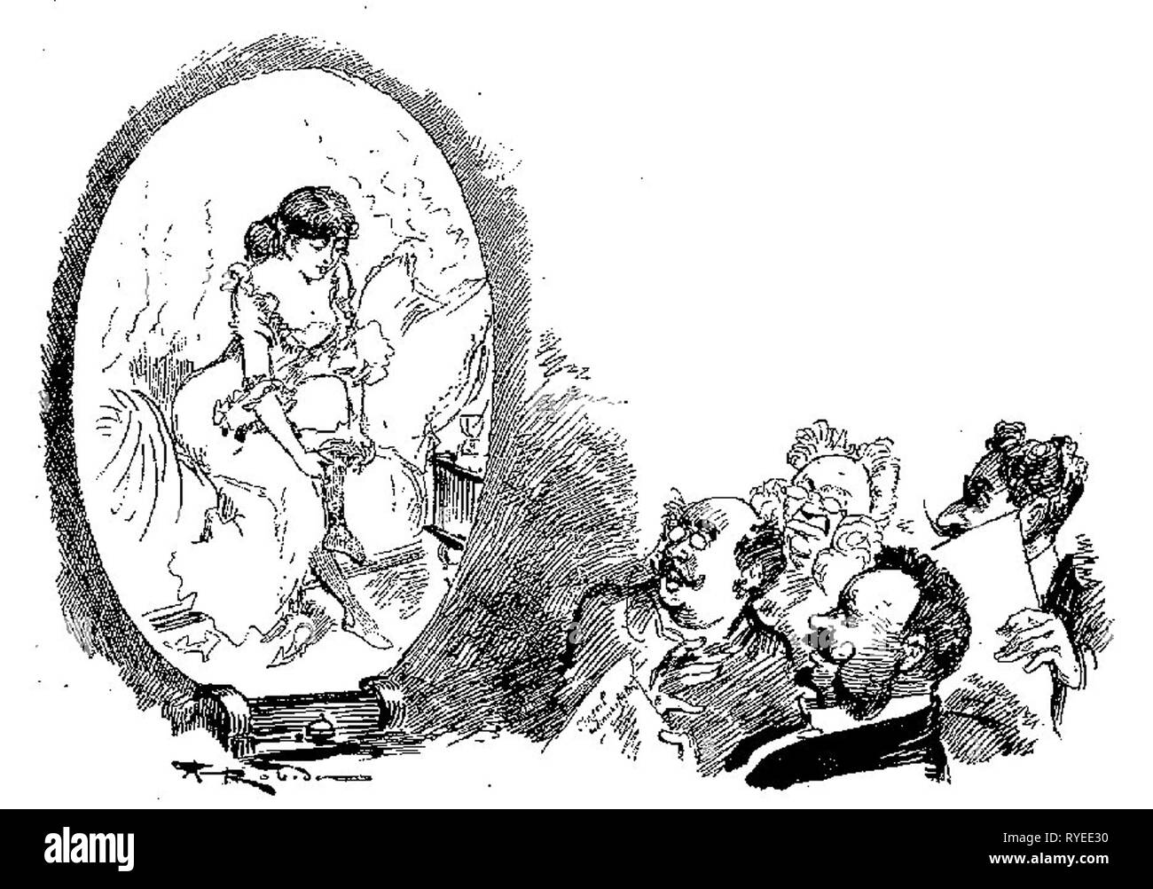 Vintage invenzioni di fantasia illustrazione Foto Stock