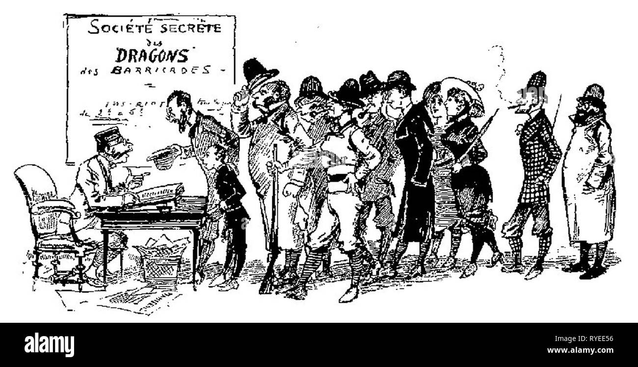 Vintage invenzioni di fantasia illustrazione Foto Stock