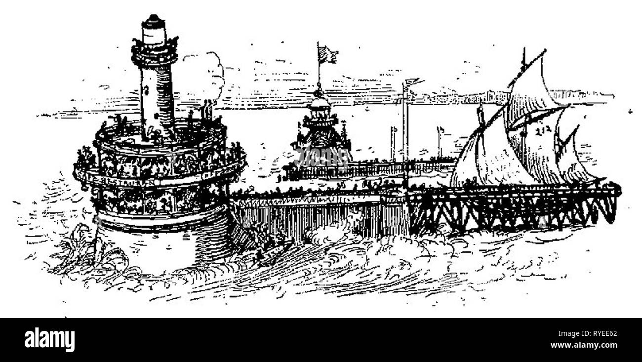 Vintage invenzioni di fantasia illustrazione Foto Stock