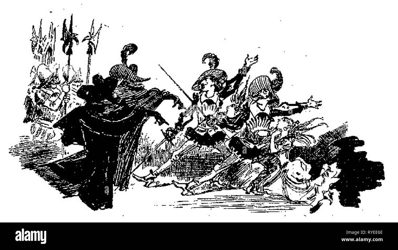 Vintage invenzioni di fantasia illustrazione Foto Stock