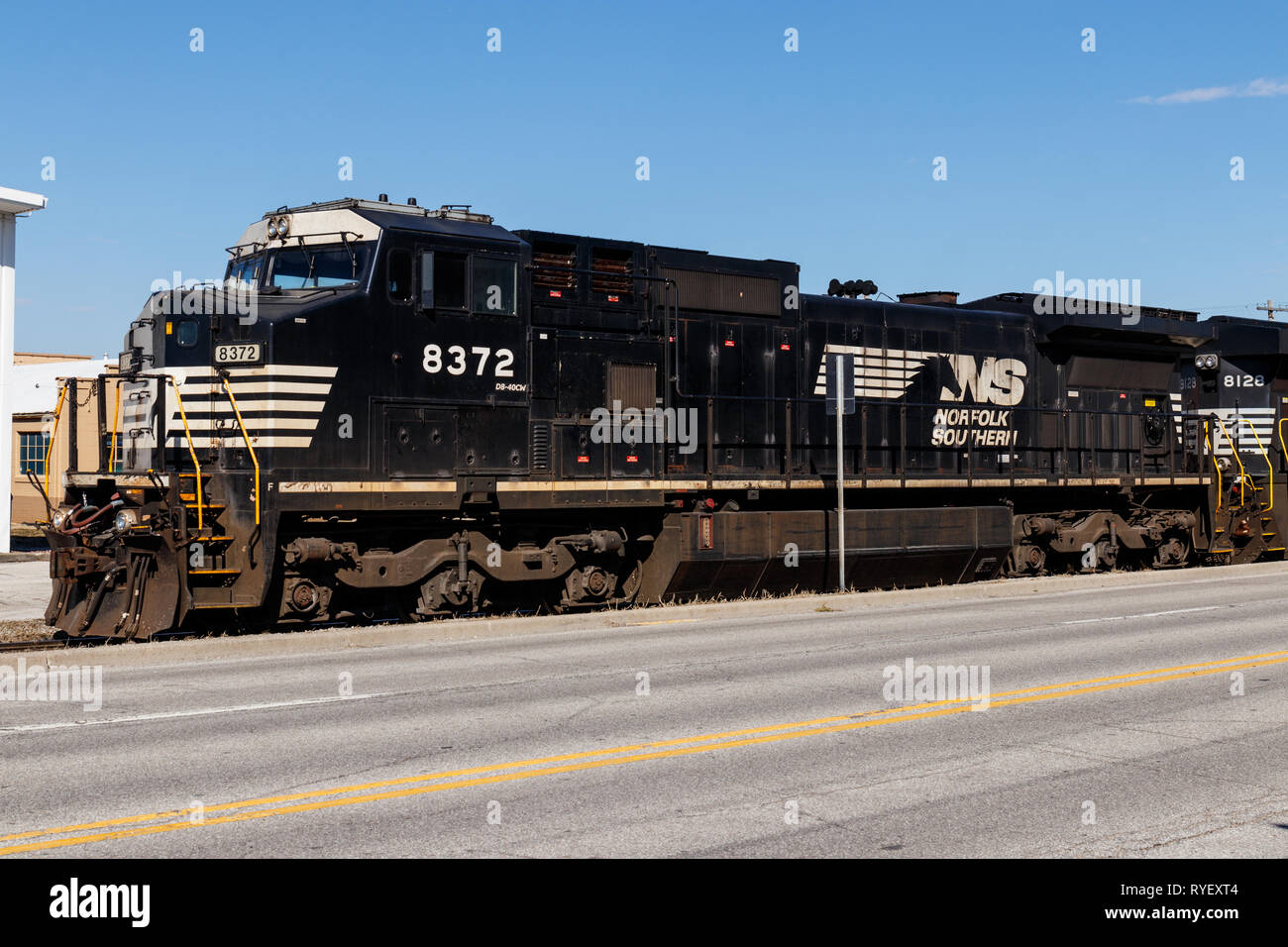 Indianapolis - Circa nel marzo 2019: Norfolk Ferrovia Meridionale Il trenino. NS è una classe che ho railroad negli Stati Uniti ed è elencata come NSC II Foto Stock