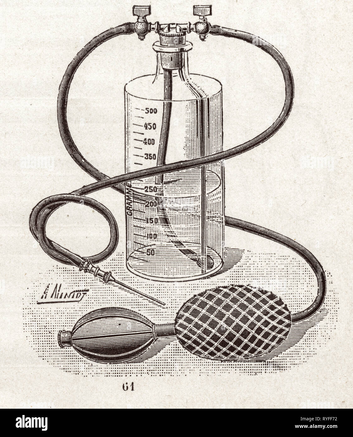 L' Arsenal de L'arte medico | Francese antico catalogo delle forniture mediche circa 1899 Foto Stock