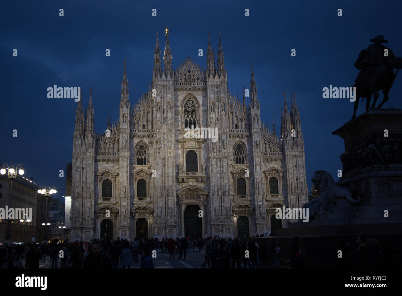 Il Duomo di Milano - Duomo di Milano - Milano, Lombardia, Italia Foto Stock