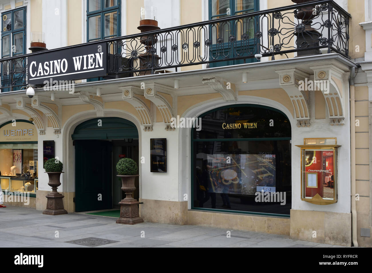 Casinò di Vienna nel centro della capitale austriaca a Vienna - Austria. Foto Stock