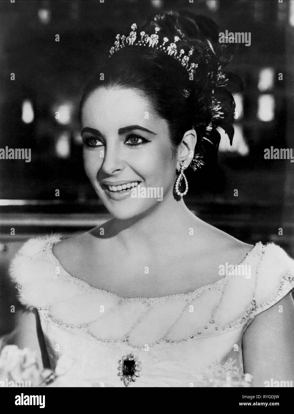 ELIZABETH TAYLOR, V.I.P., 1963 Foto Stock