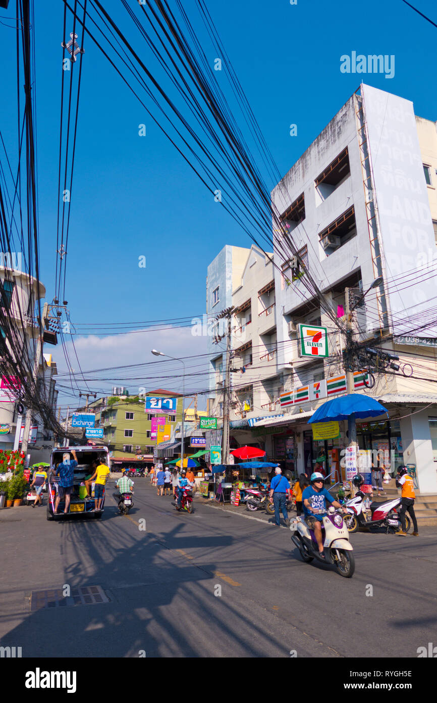 Soi Buakhao, Pattaya, Thailandia Foto Stock
