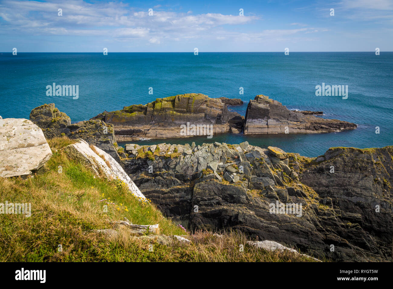 Una gita a Sherkin Island Foto Stock