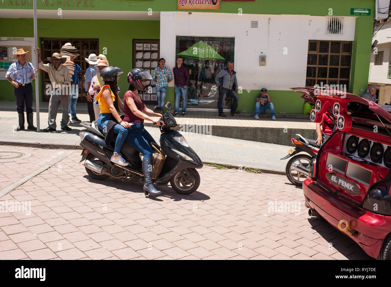 Donmatias, Antioquia, Colombia: Show Car Festival. Foto Stock