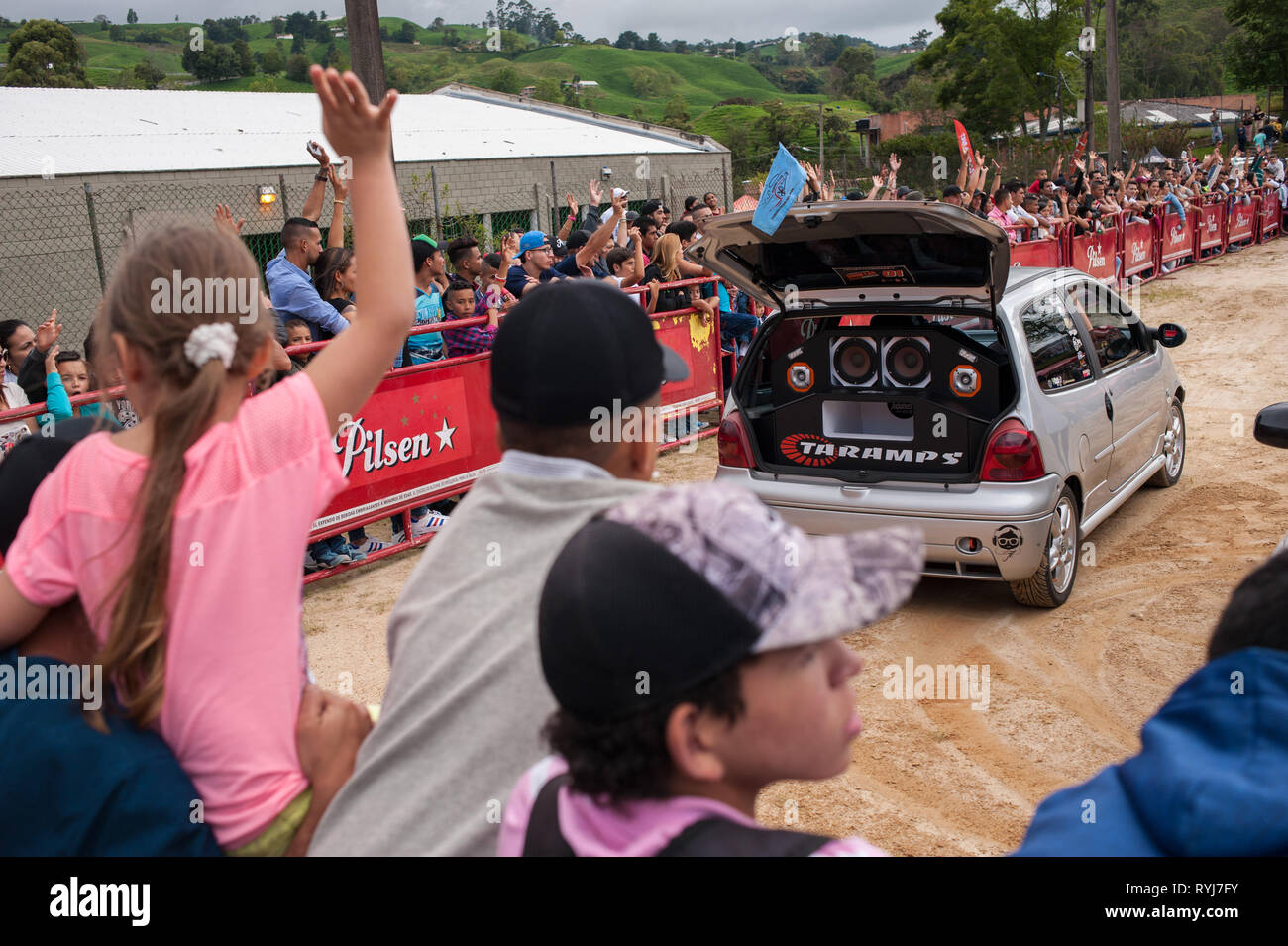 Donmatias, Antioquia, Colombia: Show Car Festival. Foto Stock