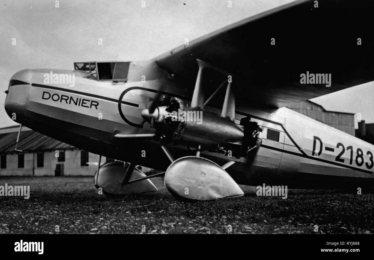 Trasporti / trasporto, aviazione, aerei per il trasporto passeggeri, Dornier Do K3, circa 1930, Additional-Rights-Clearance-Info-Not-Available Foto Stock