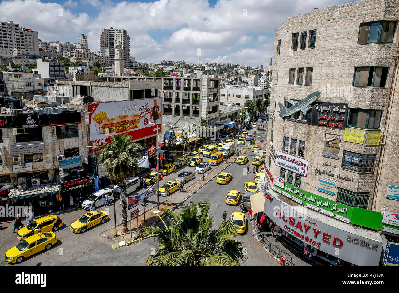 Hebron city centre, West Bank, Palestina. Foto Stock