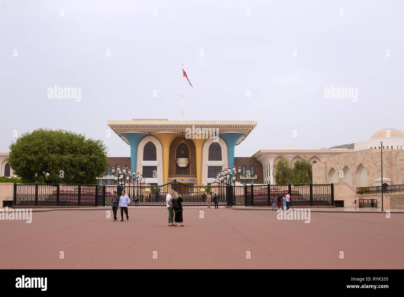 Al Alam Palazzo del Sultano, Muscat Oman Foto Stock