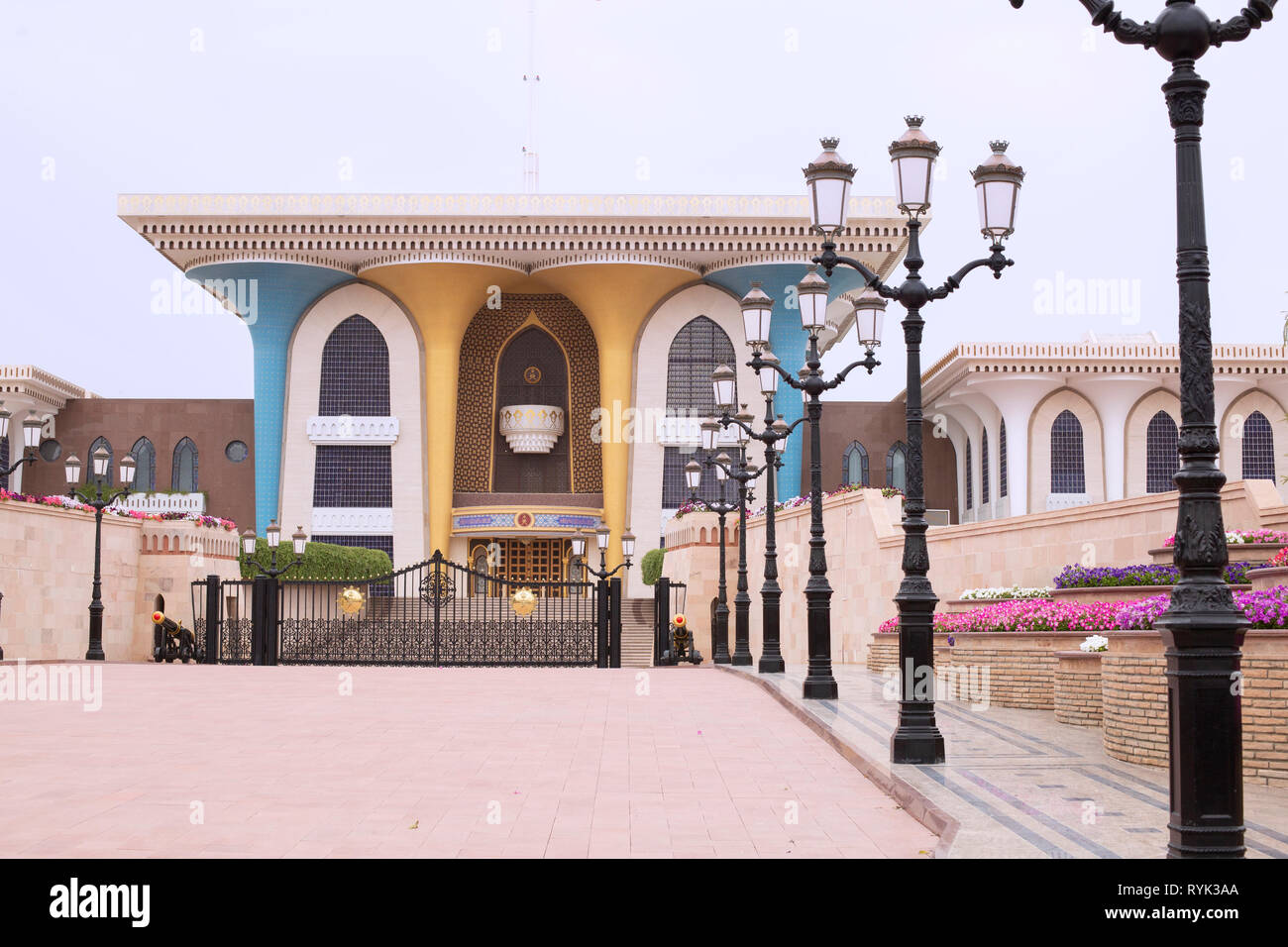 Al Alam Palazzo del Sultano, Muscat Oman Foto Stock