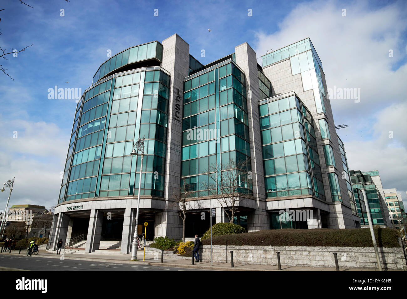 Edificio IFSC Dublino Repubblica di Irlanda Foto Stock