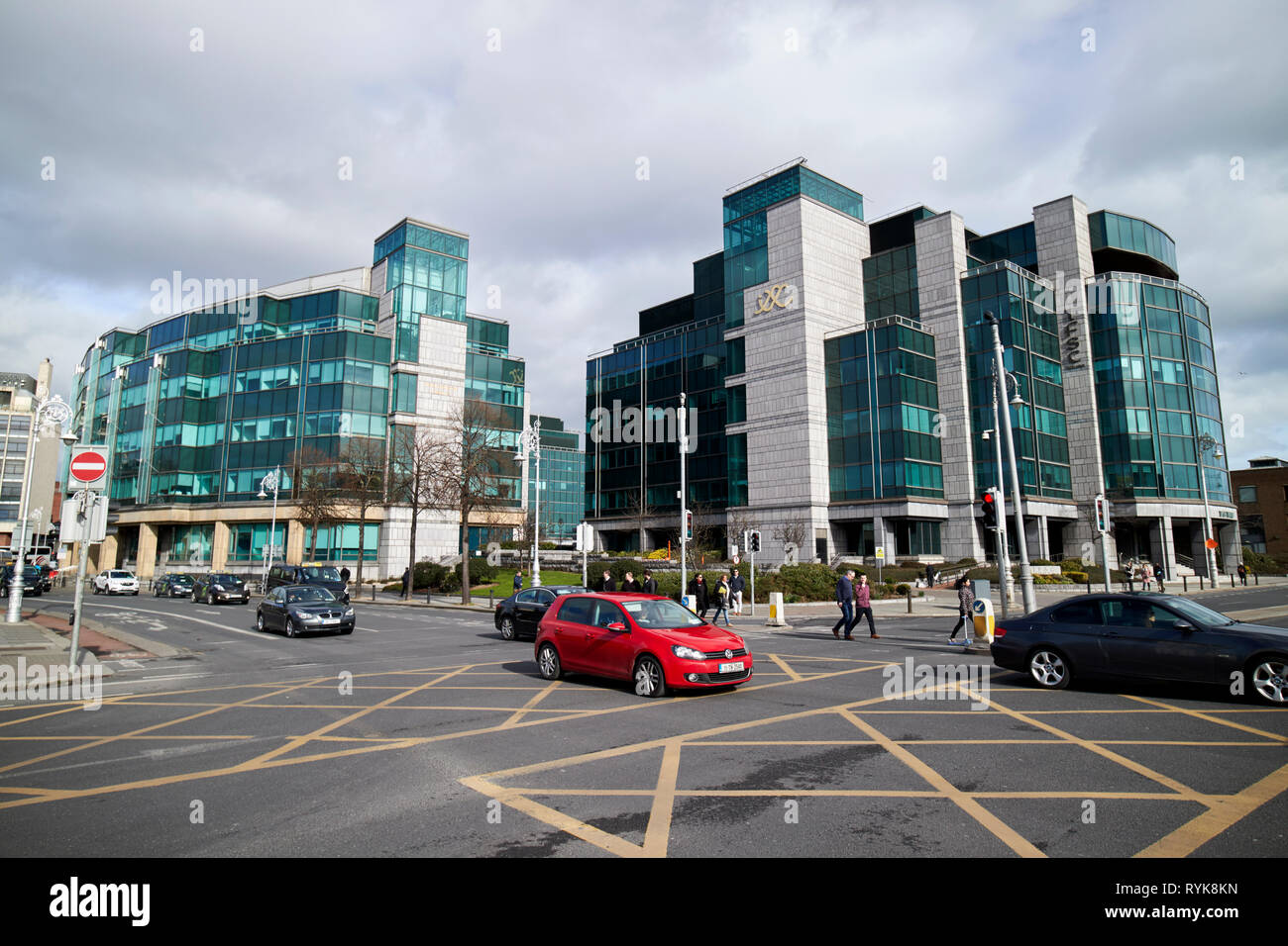 Edificio IFSC Dublino Repubblica di Irlanda Foto Stock