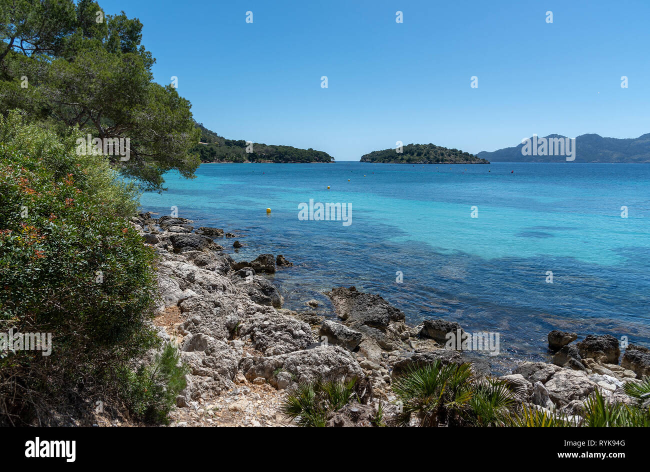 Formentor, Maiorca, Spagna. Foto Stock