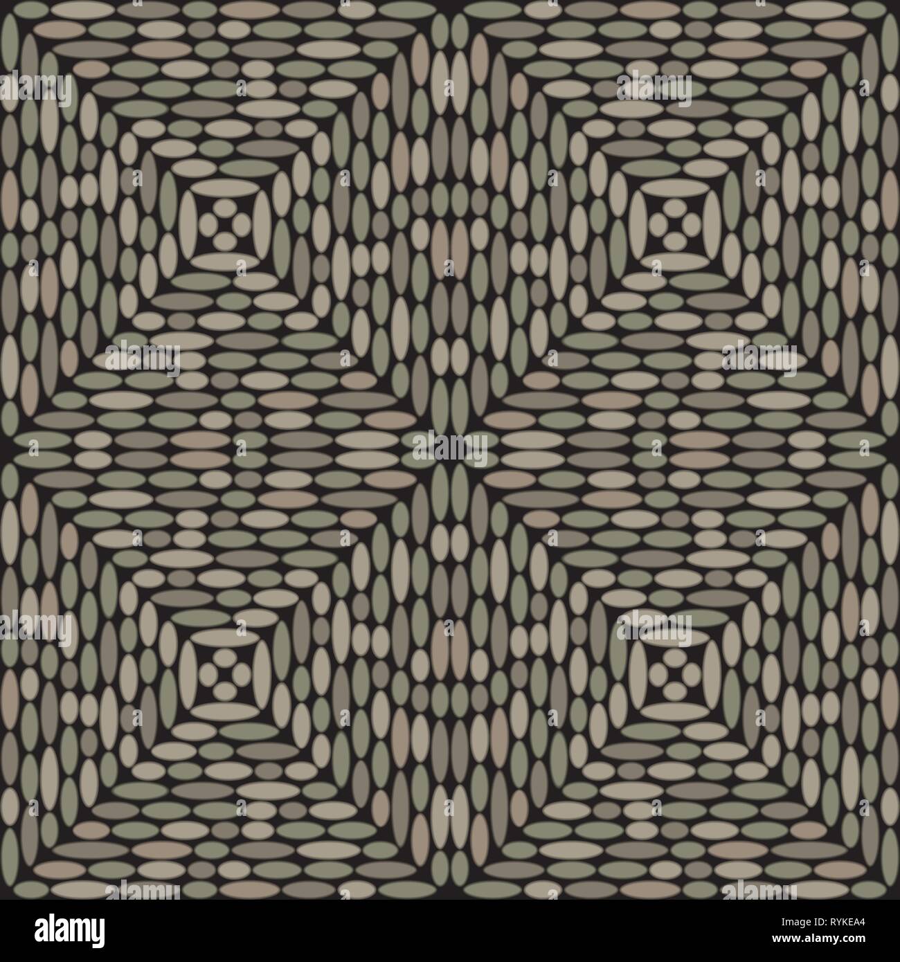 Grigio pietra di ghiaia texture seamless pattern sfondo astratto Illustrazione Vettoriale