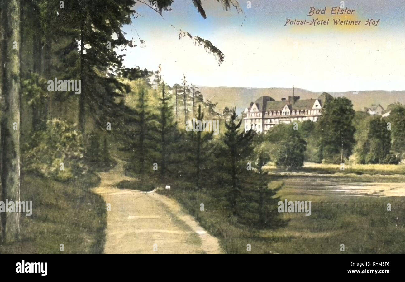 1920, Vogtlandkreis, Bad Elster, Wettiner Hof, Germania Foto Stock