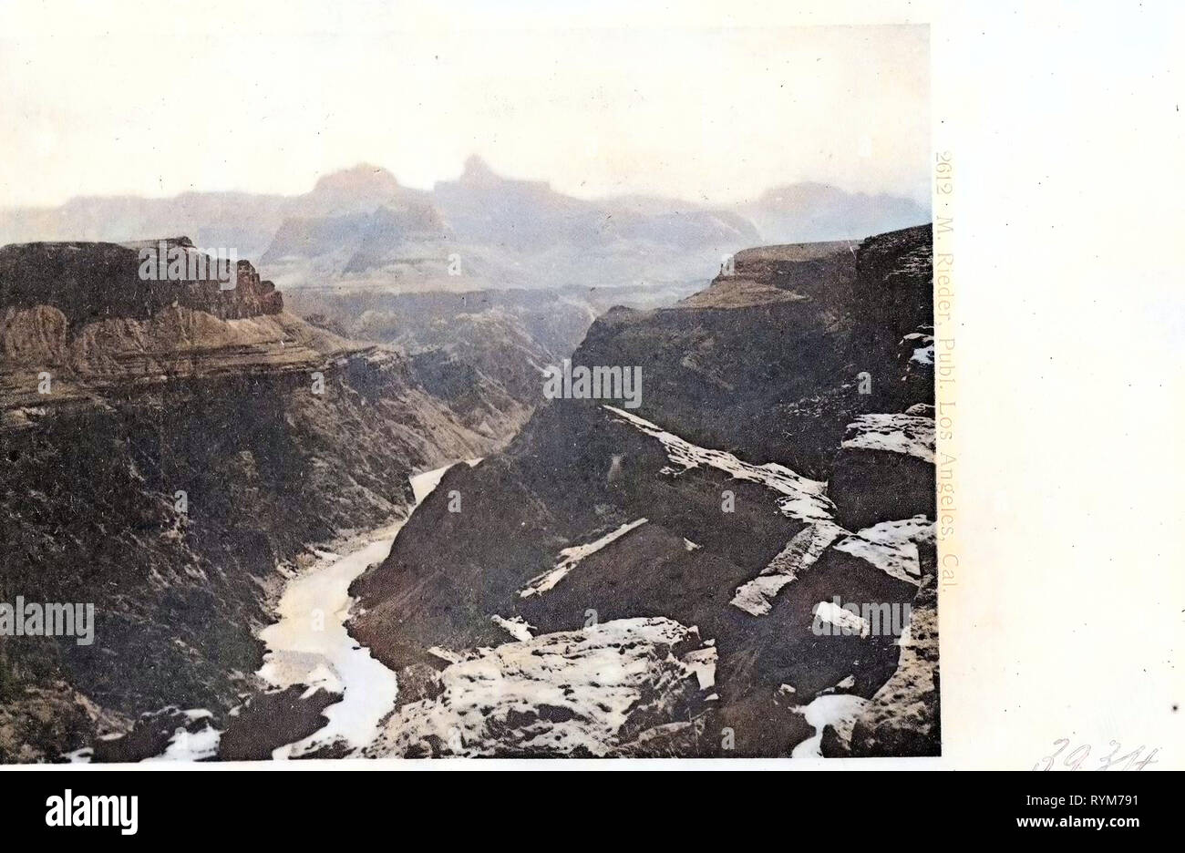 Il Grand Canyon, 1903, Arizona, da Bright Angel Plateau Foto Stock
