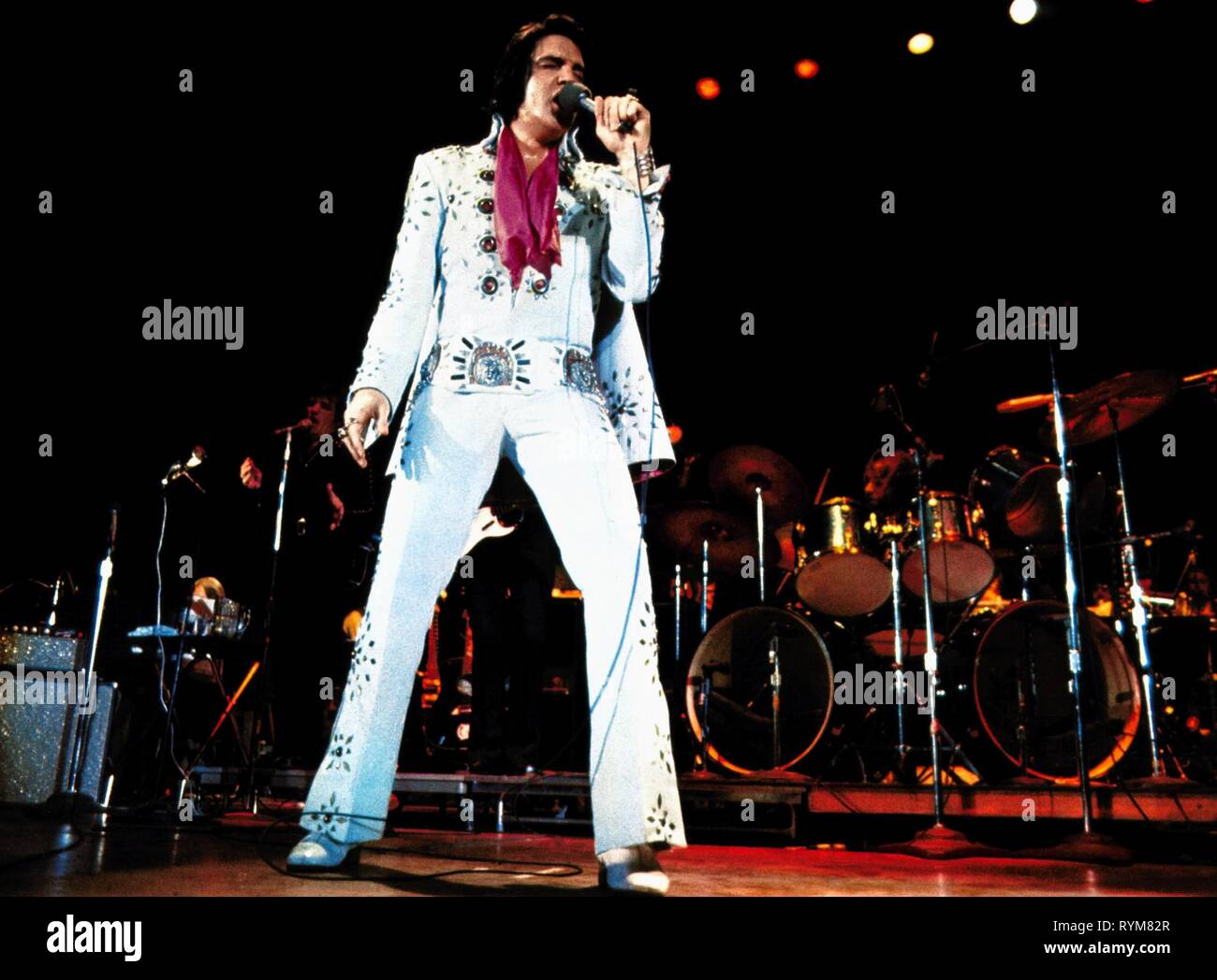ELVIS PRESLEY, Elvis on tour 1972 Foto Stock