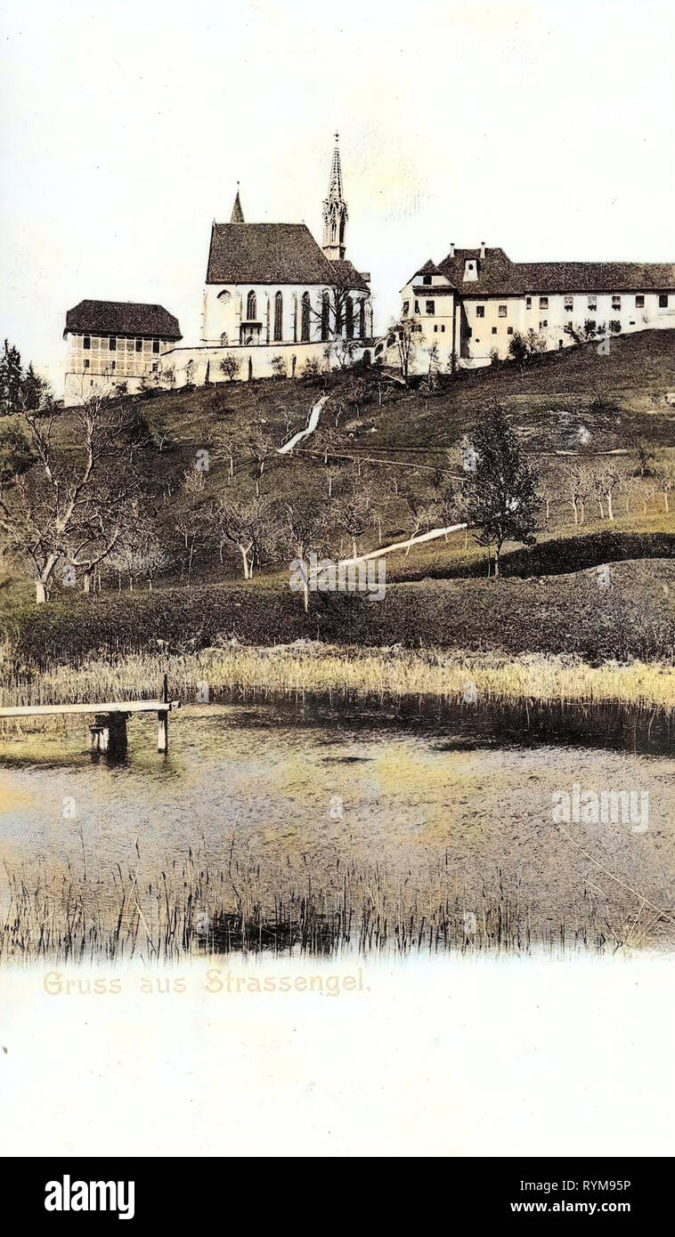 Chiese in Bezirk Graz-Umgebung, stagni in Stiria, Judendorf-Straßengel 1903, Stiria, Straßengel, Straßenengel Foto Stock