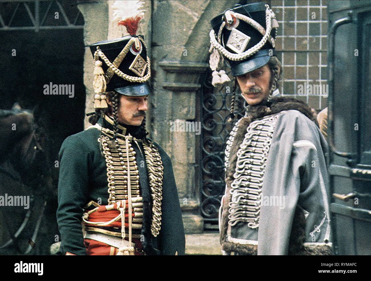 KEITEL,CARRADINE, IL DUELLISTS, 1977 Foto Stock