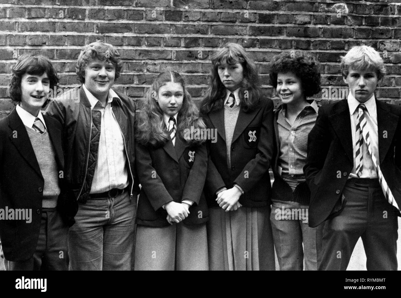 MORGAN,ARMSTRONG,SLATER,DAVIES,MANN,EADIE, GRANGE HILL, 1979 Foto Stock