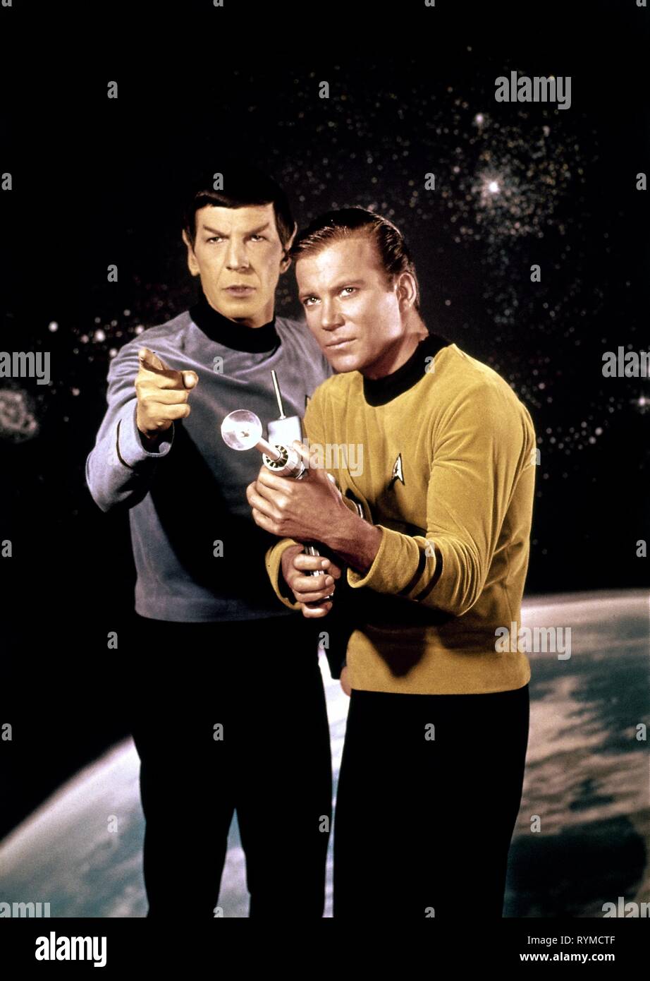 NIMOY,SHATNER, STAR TREK, 1966 Foto Stock