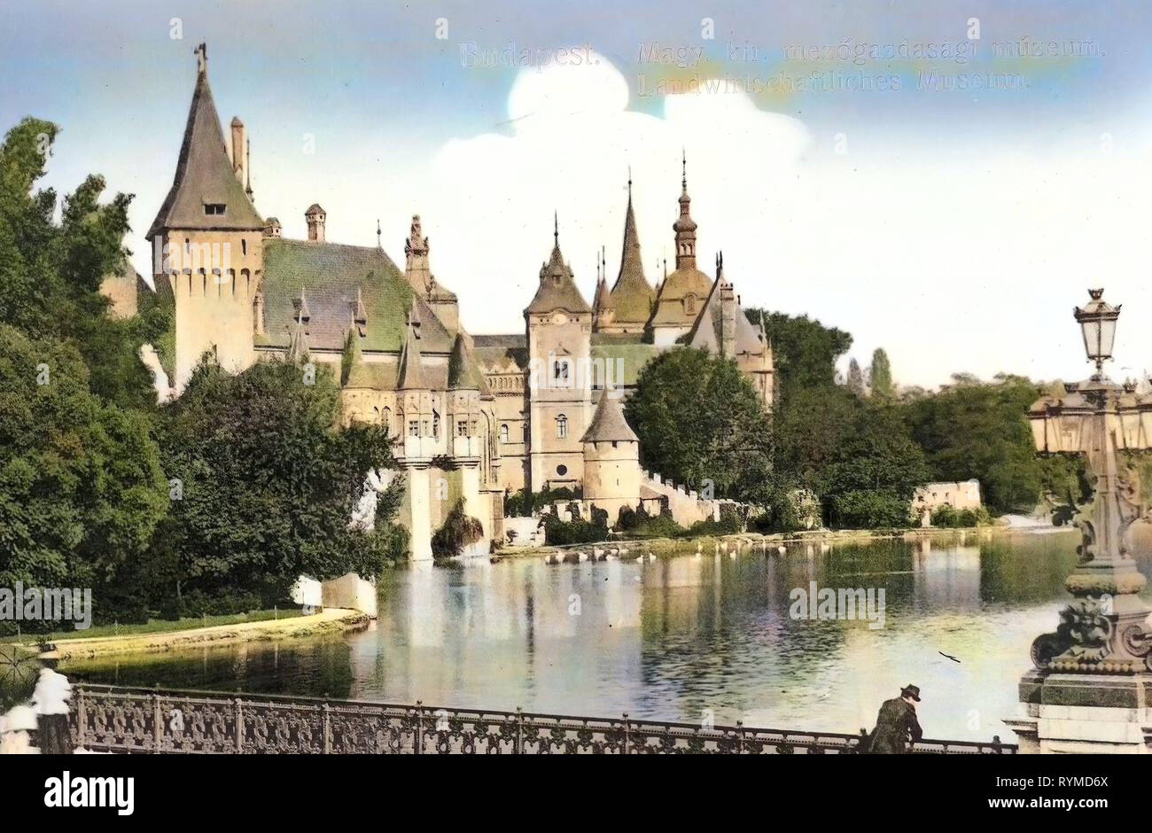 Immagini storiche del Castello Vajdahunyad (Budapest), 1906 Budapest, Museo Landwirtschaftliches, Ungheria Foto Stock