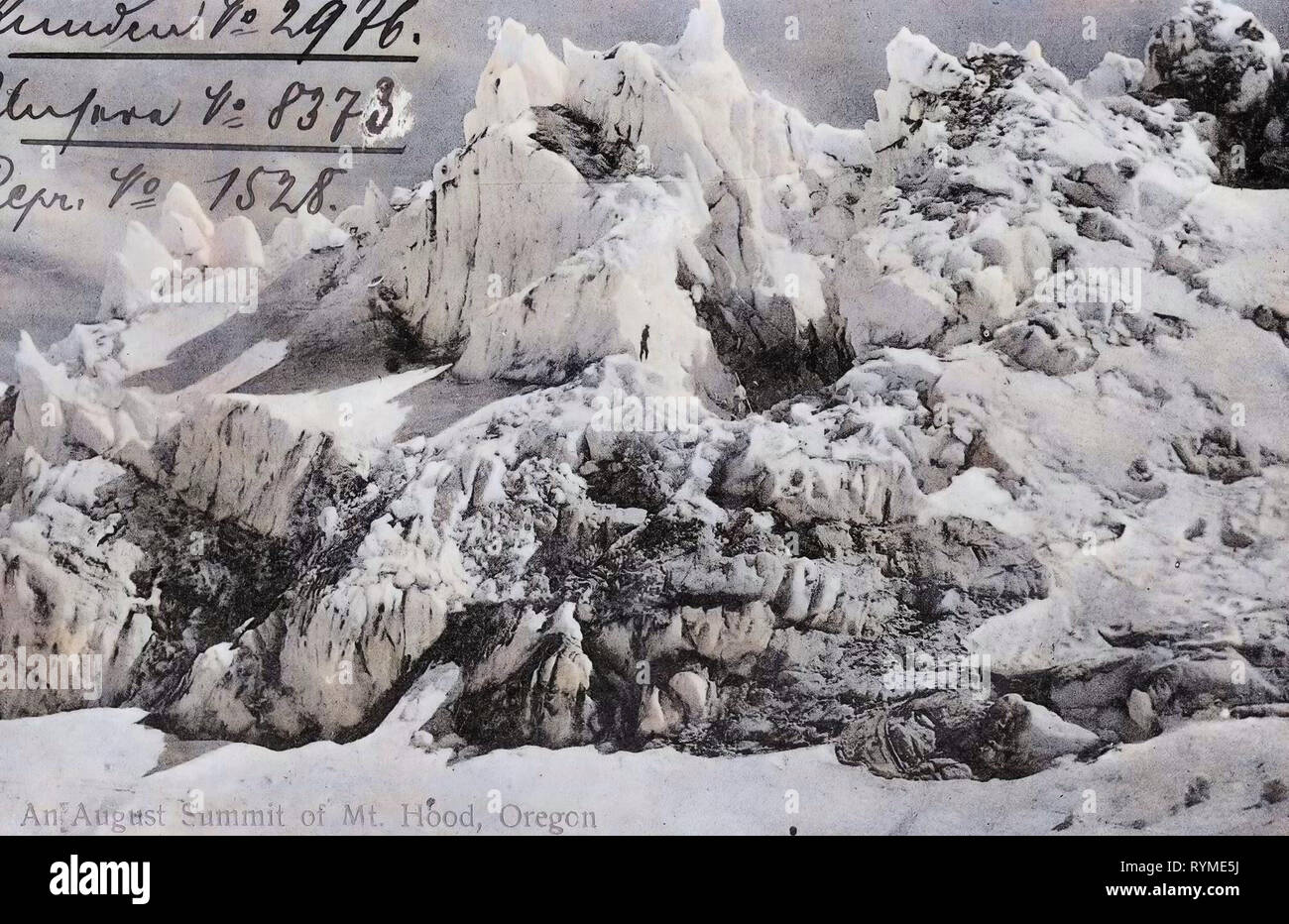 Monte Cofano, Estate in Oregon, 1906 in Oregon, Oregon, 1906 un vertice di agosto di Mt. Il cofano', Stati Uniti d'America Foto Stock