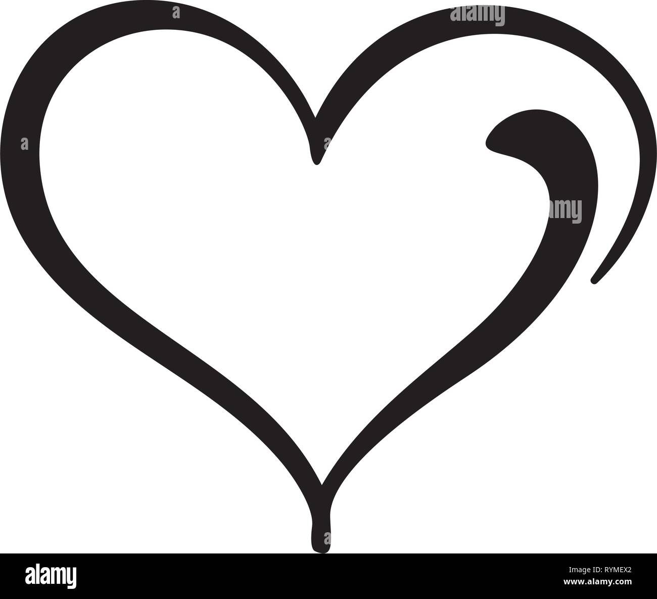 Cuore disegnato a mano immagini e fotografie stock ad alta risoluzione -  Alamy