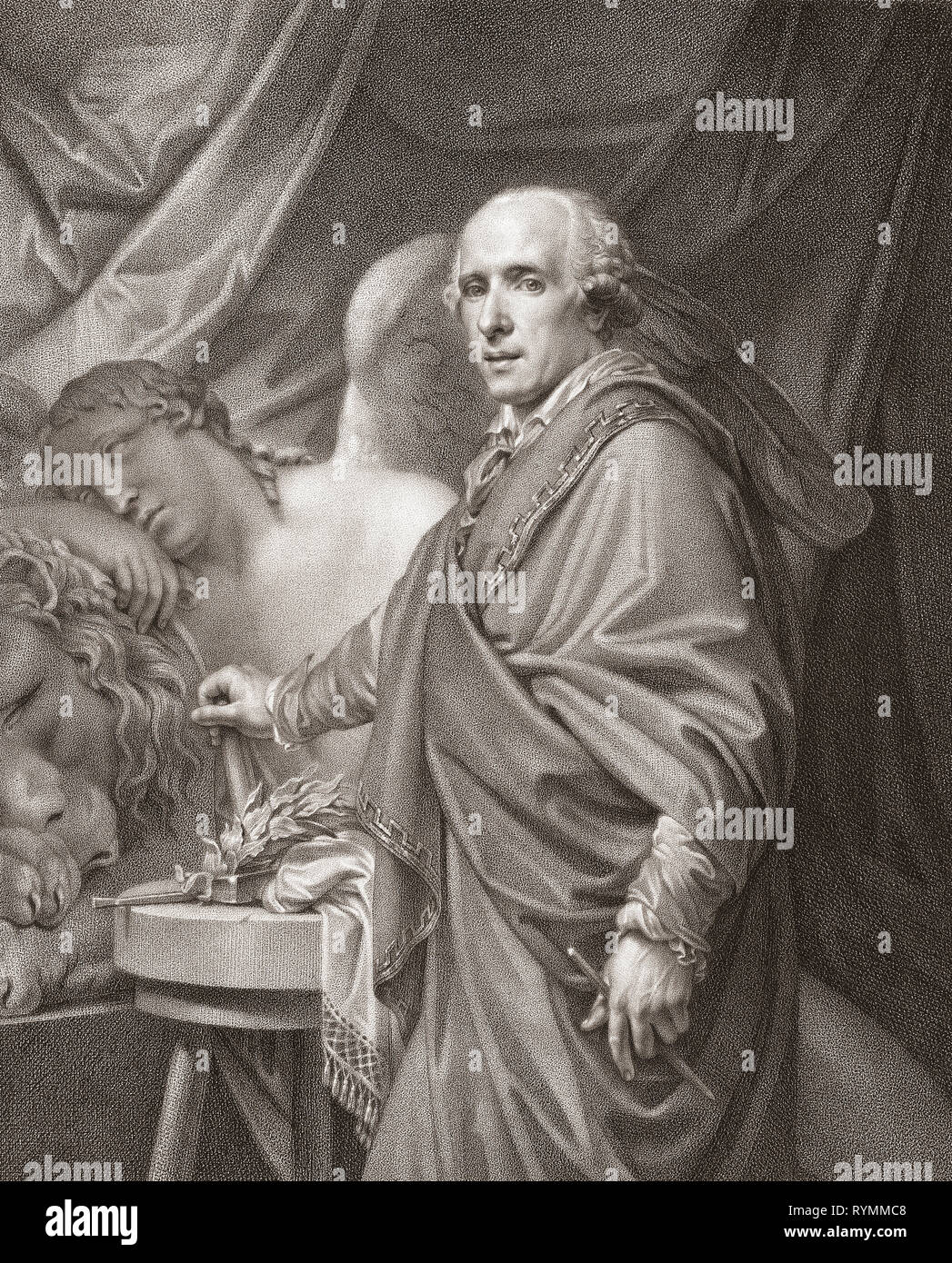 Antonio Canova, 1757 - 1822. Scultore veneziano. Foto Stock