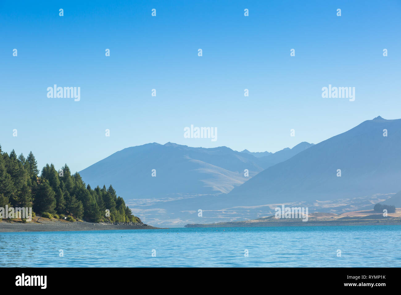 Lago Tekapo, Nuova Zelanda Foto Stock