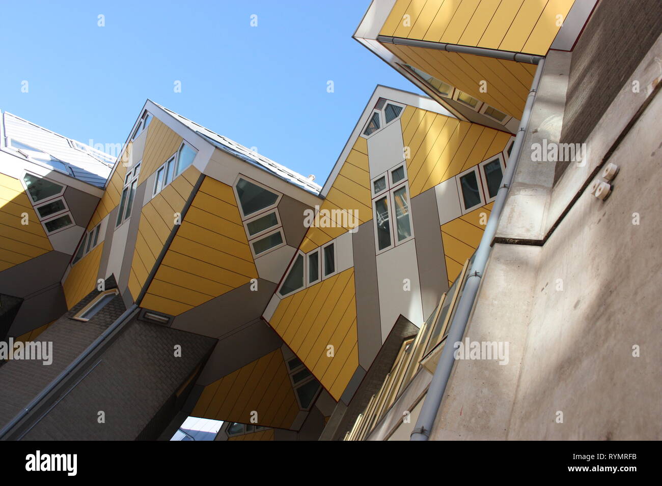Abstract famose case cubiche di rotterdam Foto Stock