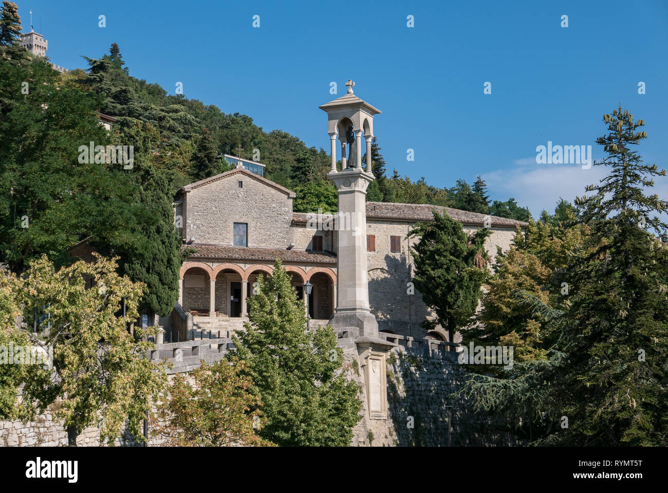 Chiesa di San Quirino (frati cappuccini), San Marino Foto Stock