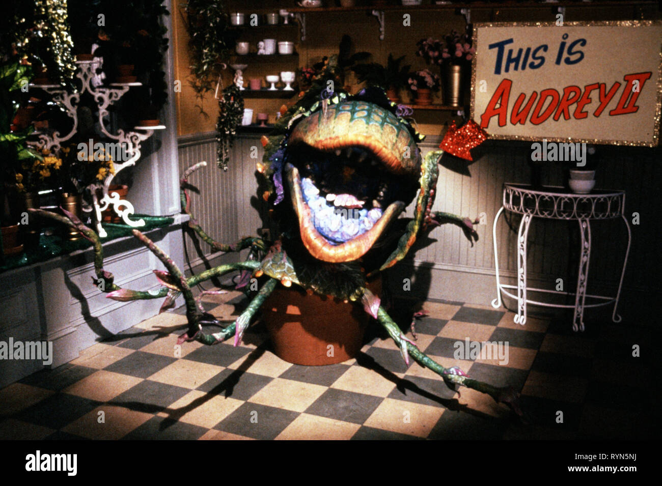 AUDREY II, Little Shop of Horrors, 1986 Foto Stock