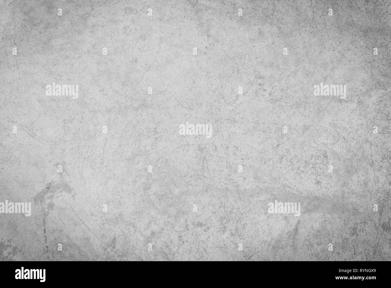 Invecchiato dipinto di pavimento in calcestruzzo con un sacco di graffi Foto Stock