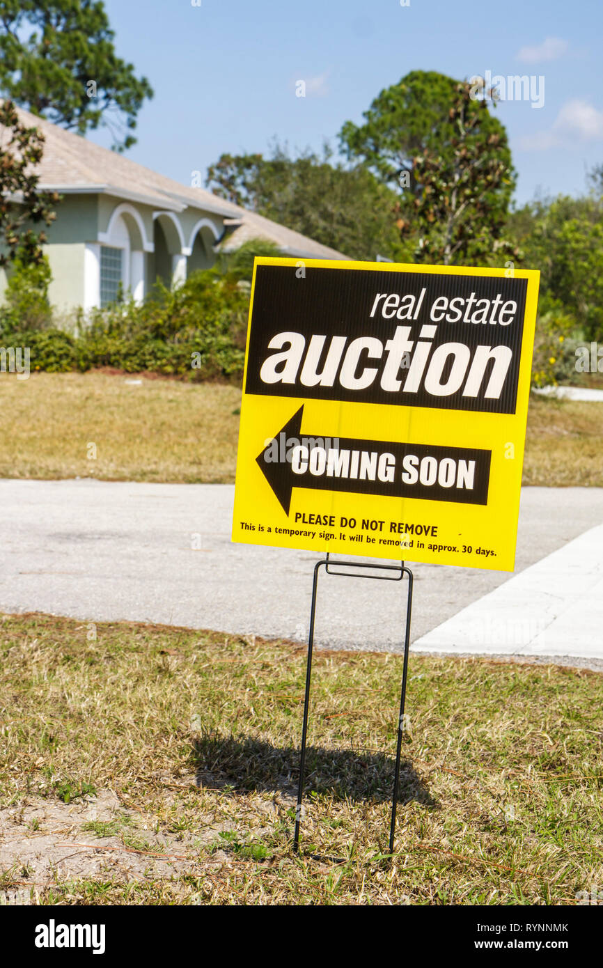 Port St. Lucie Florida, casa case casa case residenza, singola casa di famiglia, sotto costruzione cantiere costruttore, Foto Stock