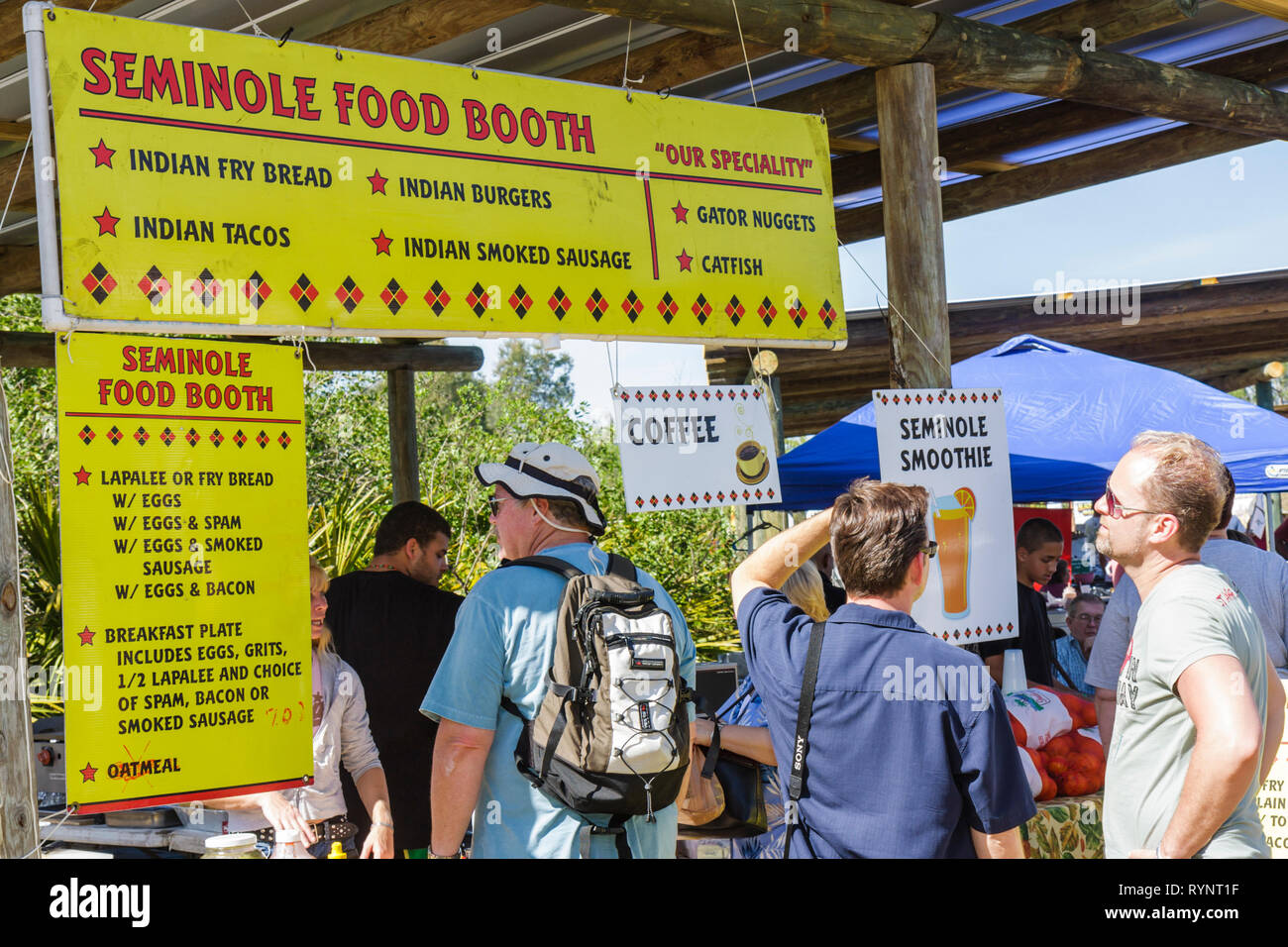 Florida,Hendry County,Big Cypress,Seminole Indian Reservation,Billie Swamp Safari,Big Cypress Shootout,annuale,indigeni indiani d'America Foto Stock