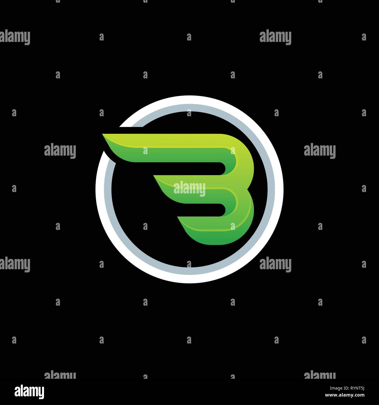 Abstract lettera b design colorato illustrazione template vettoriale. Adatto per industria creativa, Multimedia, intrattenimento, educative, Shop, e qualsiasi Illustrazione Vettoriale