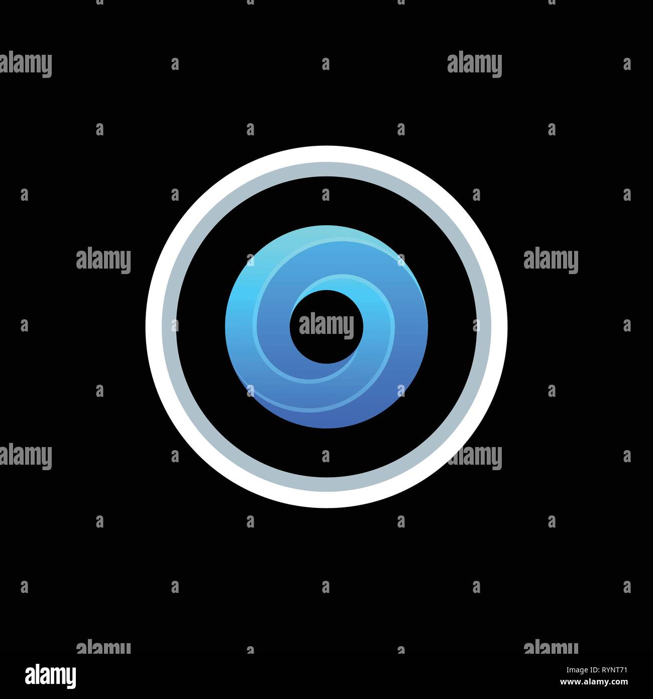 Abstract lettera o disegni colorati illustrazione template vettoriale. Adatto per industria creativa, Multimedia, intrattenimento, educative, Shop, e qualsiasi Illustrazione Vettoriale