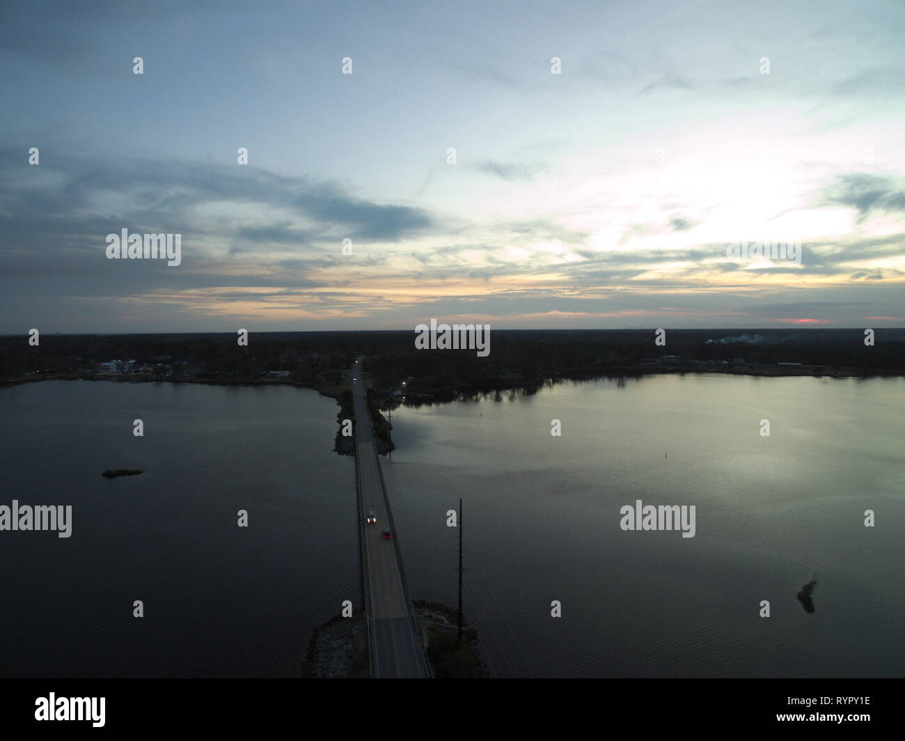 Queens Creek Bridge al tramonto Foto Stock