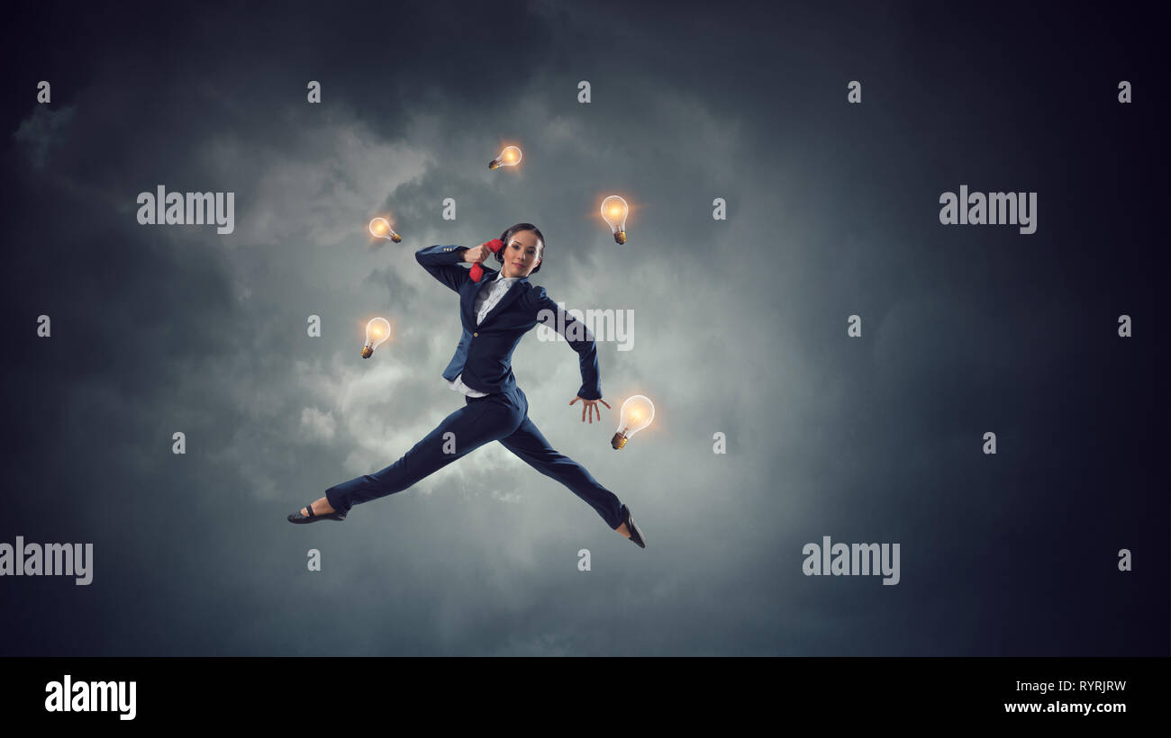 Active sales manager Foto Stock