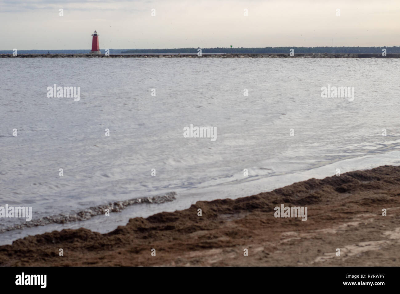 Est Manistique frangionde faro Foto Stock