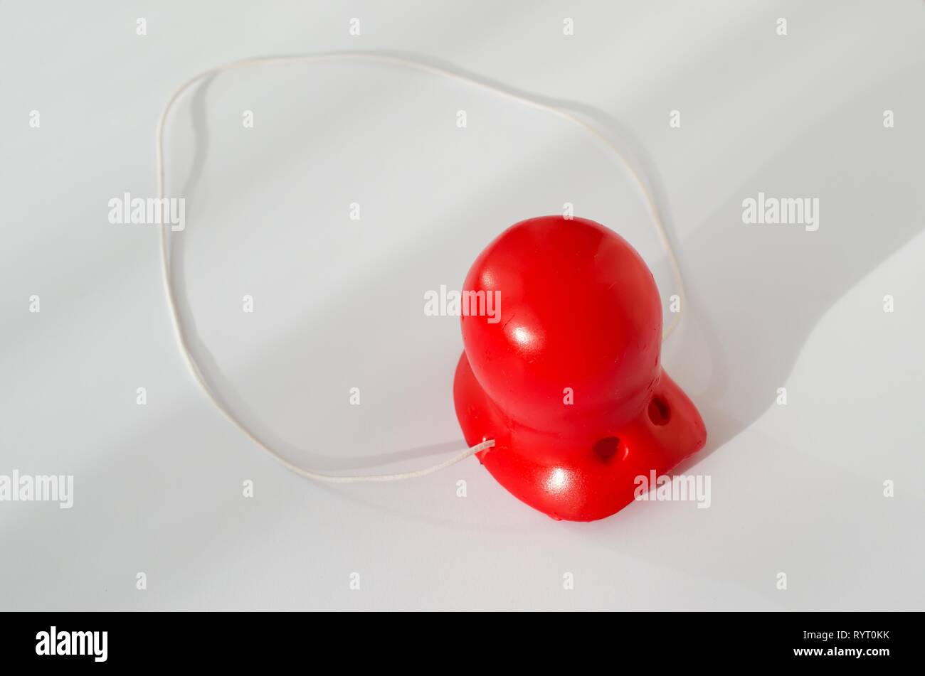 Red clown naso", Germania Foto Stock